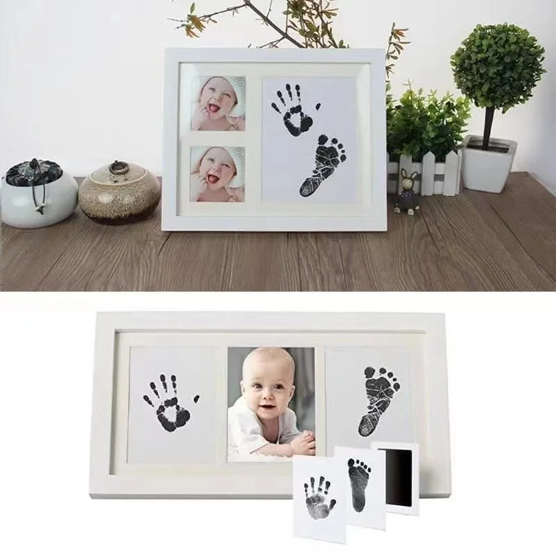 Baby Footprints Safe Non-Toxic Handprint Footprint Imprint Ink Pads Kits For Babies Paw Print Newborn Infant Souvenirs And Gifts