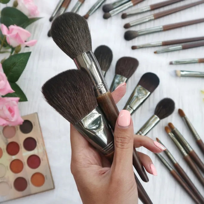 OVW Natural Makeup Brushes Set Eyeshadow Make Up Brush Goat Hair Kit for Makeup nabor kistey Blending  pinceaux maquillage