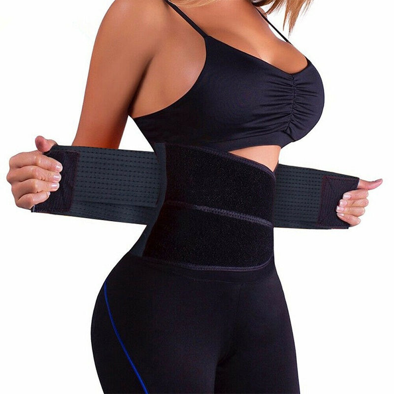 Women Safety Waist Cincher Shapewear Trimmer Tummy Breathable Slimming Belt Body Shapers