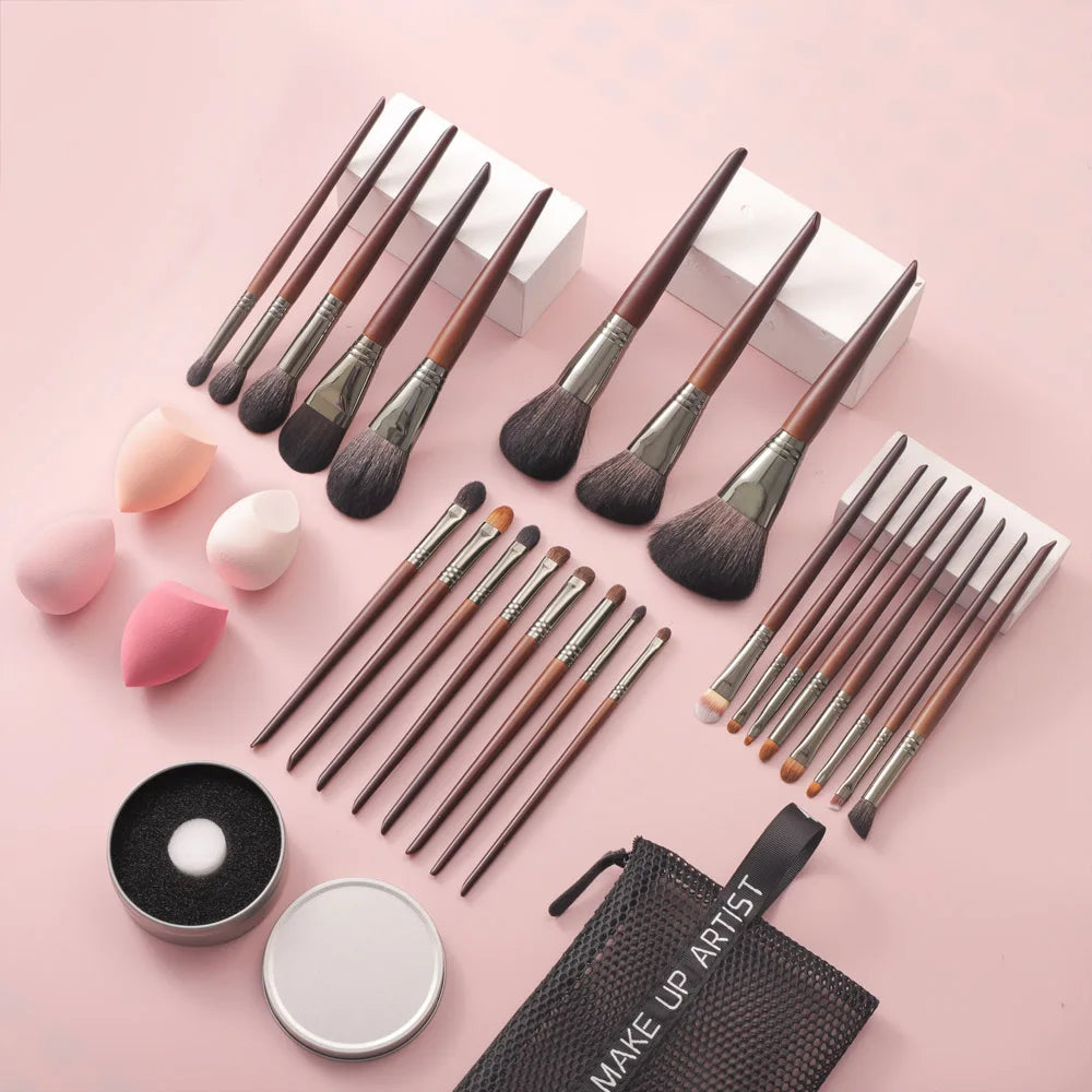 OVW Natural Makeup Brushes Set Eyeshadow Make Up Brush Goat Hair Kit for Makeup nabor kistey Blending  pinceaux maquillage