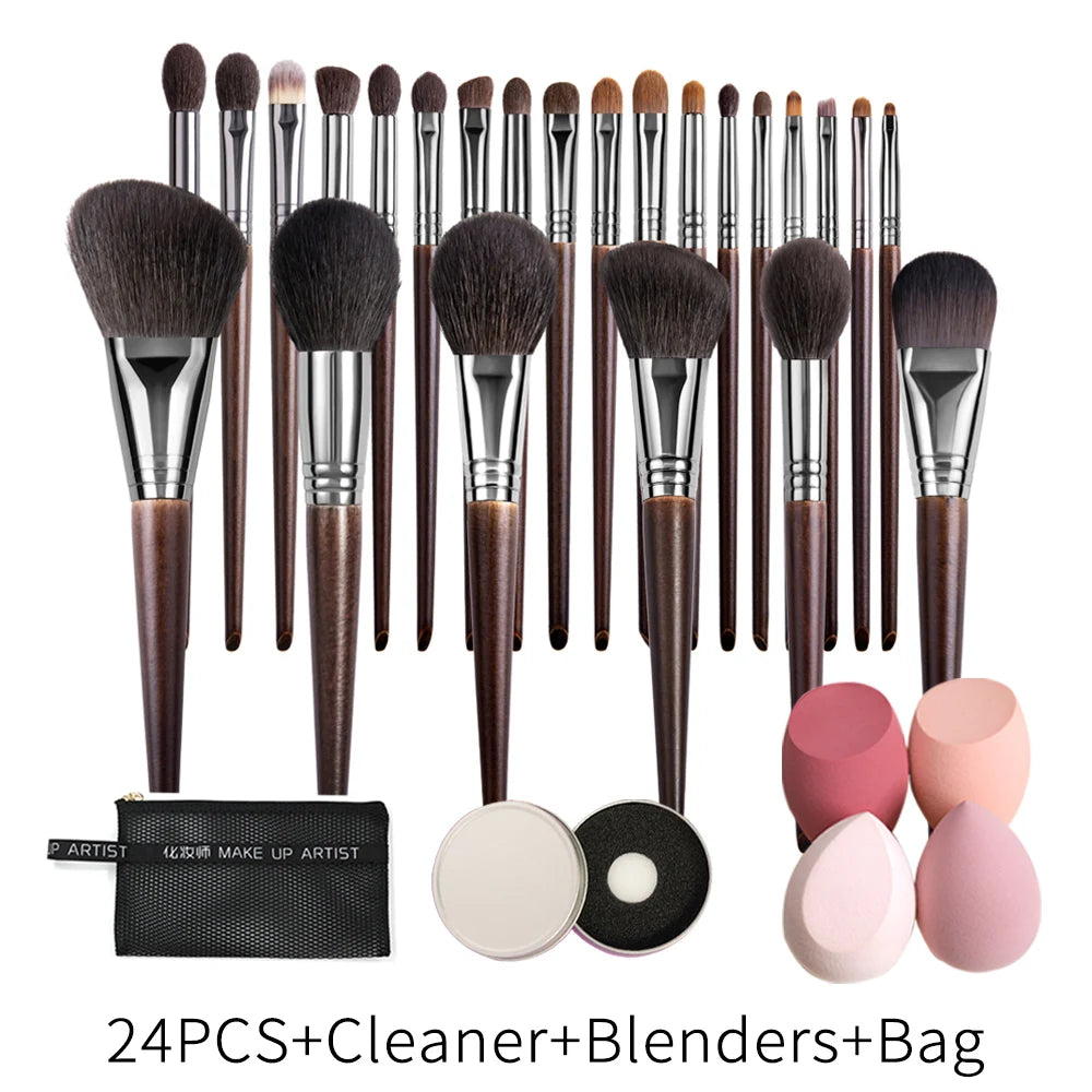 OVW Natural Makeup Brushes Set Eyeshadow Make Up Brush Goat Hair Kit for Makeup nabor kistey Blending  pinceaux maquillage