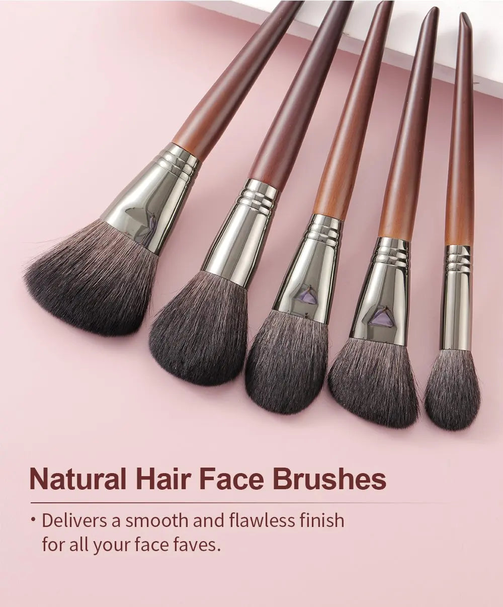 OVW Natural Makeup Brushes Set Eyeshadow Make Up Brush Goat Hair Kit for Makeup nabor kistey Blending  pinceaux maquillage