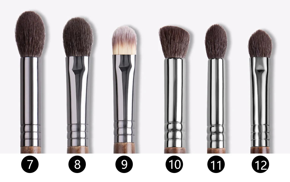 OVW Natural Makeup Brushes Set Eyeshadow Make Up Brush Goat Hair Kit for Makeup nabor kistey Blending  pinceaux maquillage