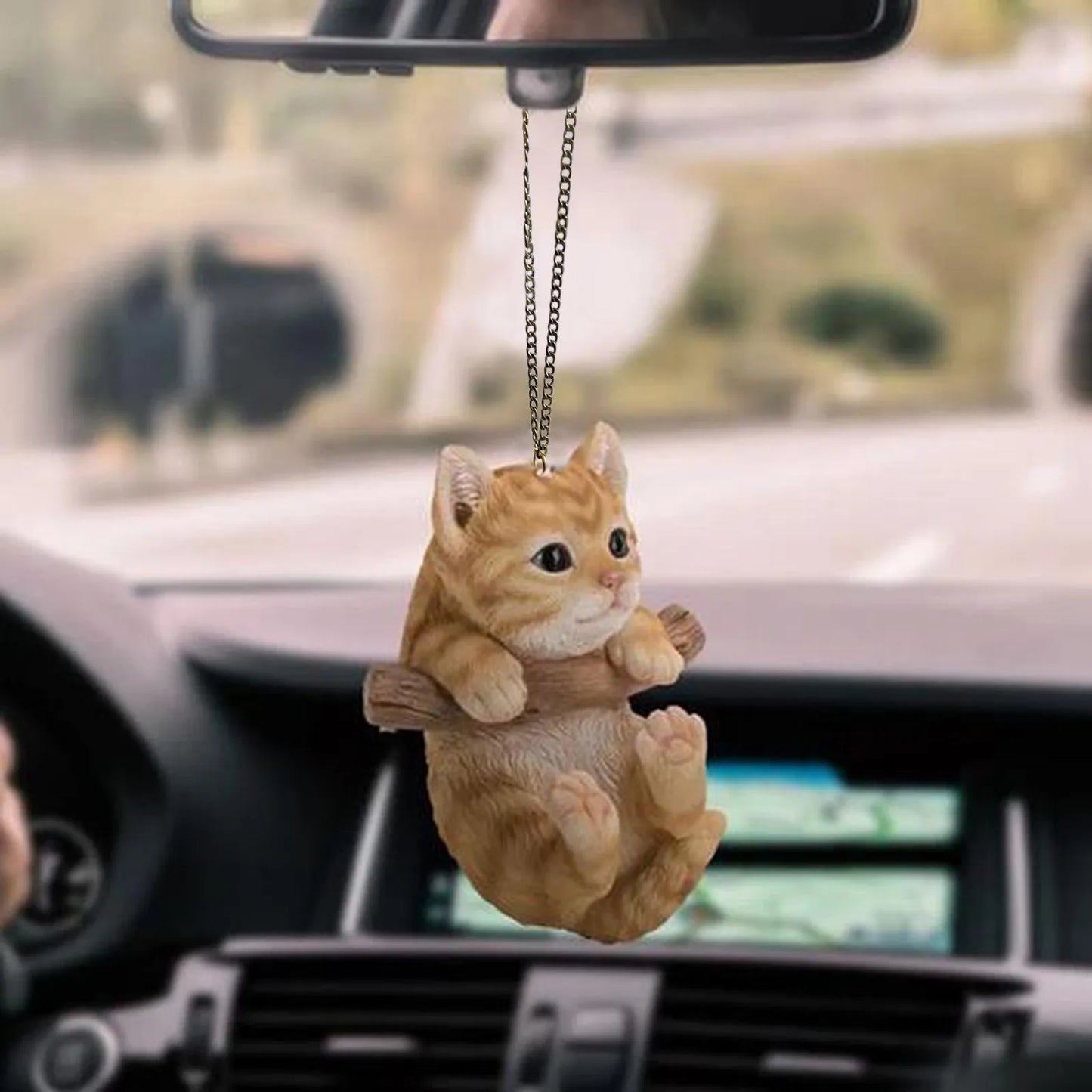 Cat Dog Vehicle Hanging Ornament Car Accessories Interior Decoration View Mirror Plane Auto Accesorios