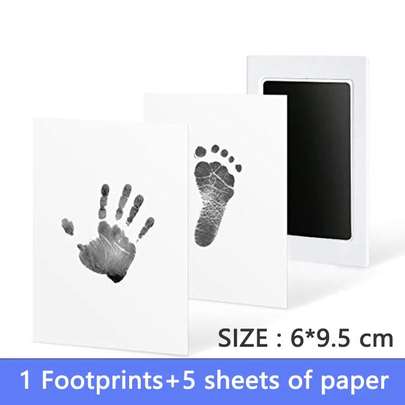 Baby Footprints Safe Non-Toxic Handprint Footprint Imprint Ink Pads Kits For Babies Paw Print Newborn Infant Souvenirs And Gifts