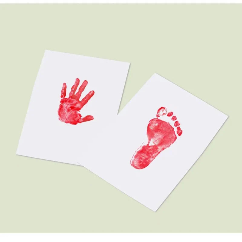 Baby Footprints Safe Non-Toxic Handprint Footprint Imprint Ink Pads Kits For Babies Paw Print Newborn Infant Souvenirs And Gifts