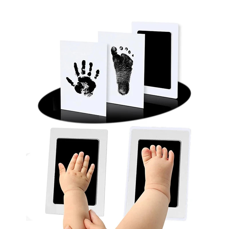 Baby Footprints Safe Non-Toxic Handprint Footprint Imprint Ink Pads Kits For Babies Paw Print Newborn Infant Souvenirs And Gifts