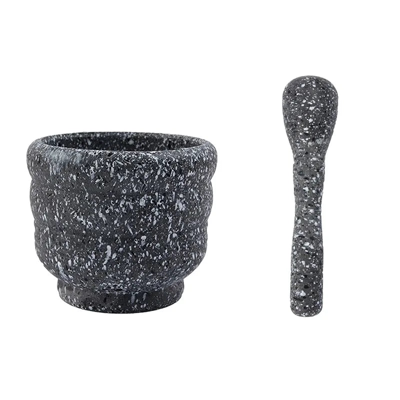 Pestle And Mortar Kit Manual Garlic Spice Press Pounder Salt Grinder Mill Squeezer Pepper Herbs Crusher Kitchen