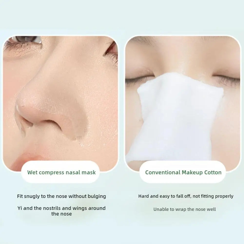 New 100pcs Disposable Nose Mask Paper Moisturizing Remove Blackhead Mask Strips Paper Cosmetic Cotton Skin Care Paper