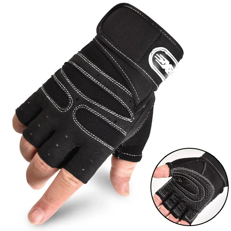 Gym Gloves for Women Men Fitness Weight Lifting Wristband Gloves Body Building Training Sports Exercise Cycling Glove Shockproof