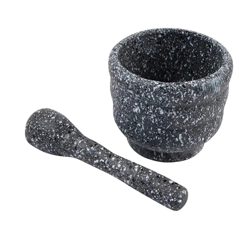 Pestle And Mortar Kit Manual Garlic Spice Press Pounder Salt Grinder Mill Squeezer Pepper Herbs Crusher Kitchen