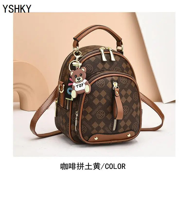 New Woman shoulder bag Large capacity Handbag for Women Crossbody bag Lychee pattern PU Portable bucket ladies messenger bags