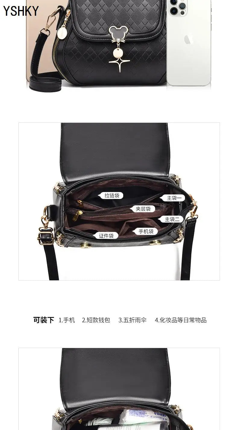 Women tote handbag bag  for women shoulder bag  sac a main femme luxury designer Genuine leather women's bag Bow Bucket bag