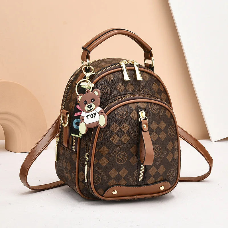 New Woman shoulder bag Large capacity Handbag for Women Crossbody bag Lychee pattern PU Portable bucket ladies messenger bags