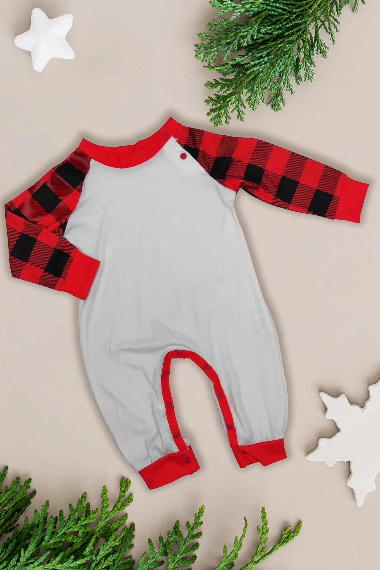 Xmas Gift 2024 New DIY Support Christmas Family Pajamas Set Parent-child 2 Pieces Home Suit Soft Loose Sleepwear Baby&Dog Romper