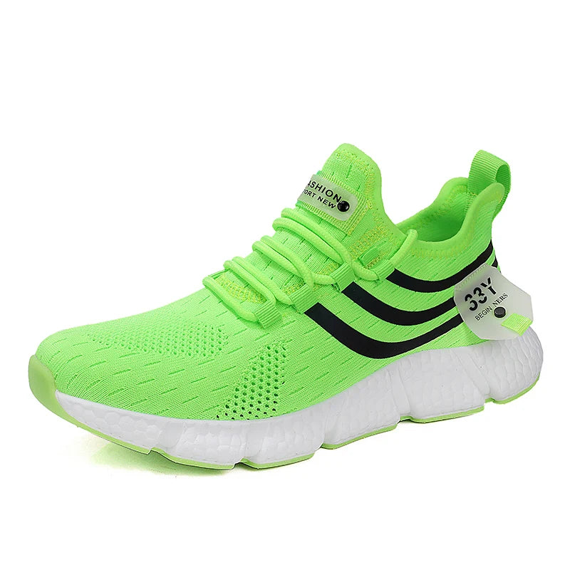 Men Sport Shoes Lightweight Breathable Casual Sneakers Outdoor Mesh Black Running Shoes Athletic Jogging Tennis Walking Shoes