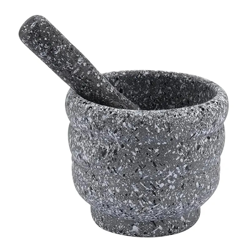 Pestle And Mortar Kit Manual Garlic Spice Press Pounder Salt Grinder Mill Squeezer Pepper Herbs Crusher Kitchen