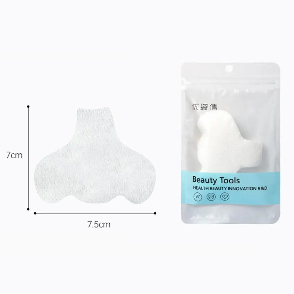 New 100pcs Disposable Nose Mask Paper Moisturizing Remove Blackhead Mask Strips Paper Cosmetic Cotton Skin Care Paper