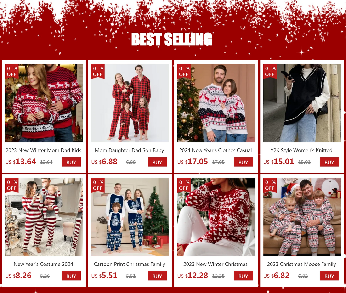 Xmas Gift 2024 New DIY Support Christmas Family Pajamas Set Parent-child 2 Pieces Home Suit Soft Loose Sleepwear Baby&Dog Romper