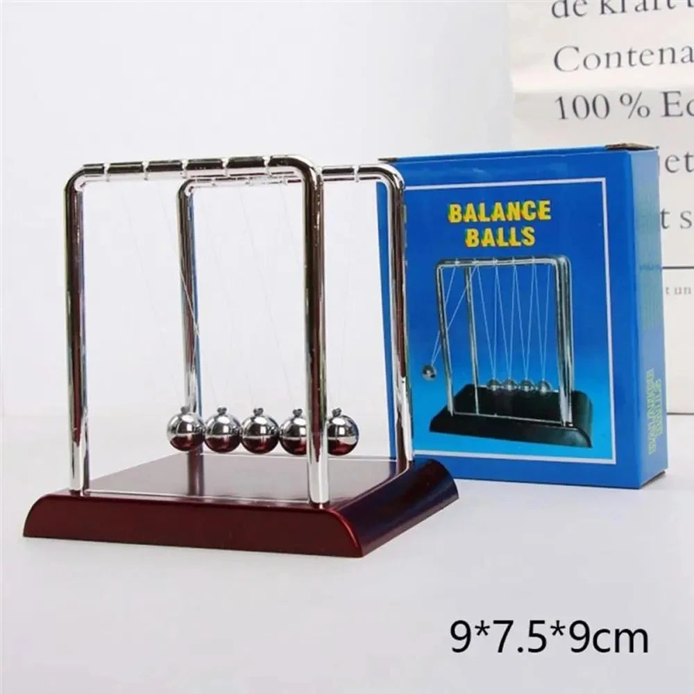 Newton's Pendulum Cradle Balance Balls Science Physics Gadget Desktop Decoration Kinetic Motion Toy For Children's Gifts