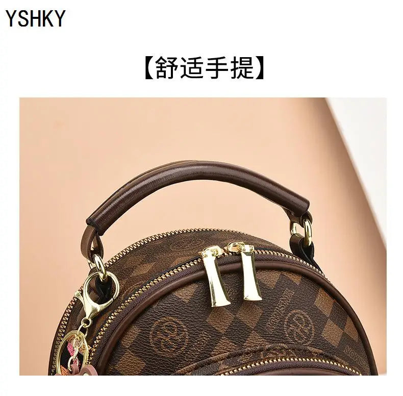 New Woman shoulder bag Large capacity Handbag for Women Crossbody bag Lychee pattern PU Portable bucket ladies messenger bags