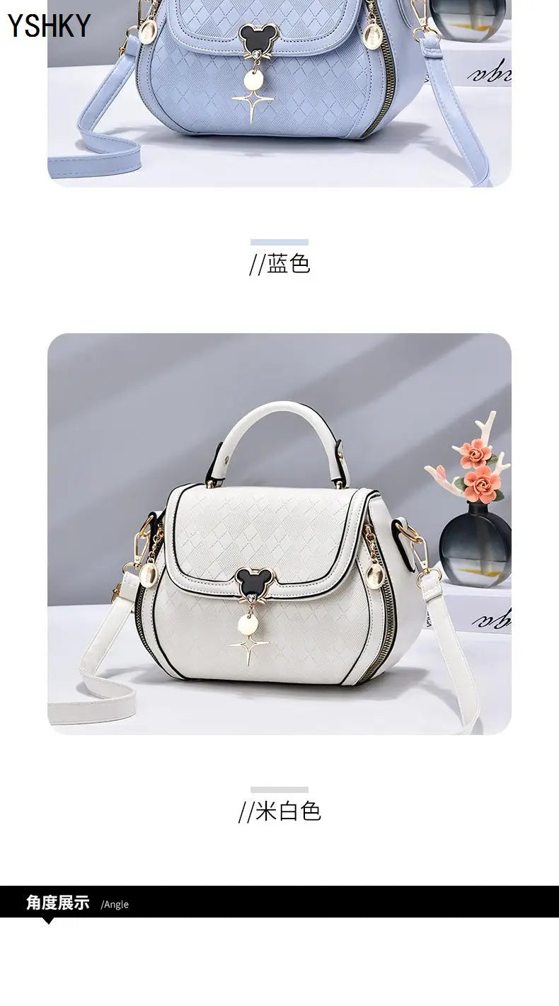 Women tote handbag bag  for women shoulder bag  sac a main femme luxury designer Genuine leather women's bag Bow Bucket bag