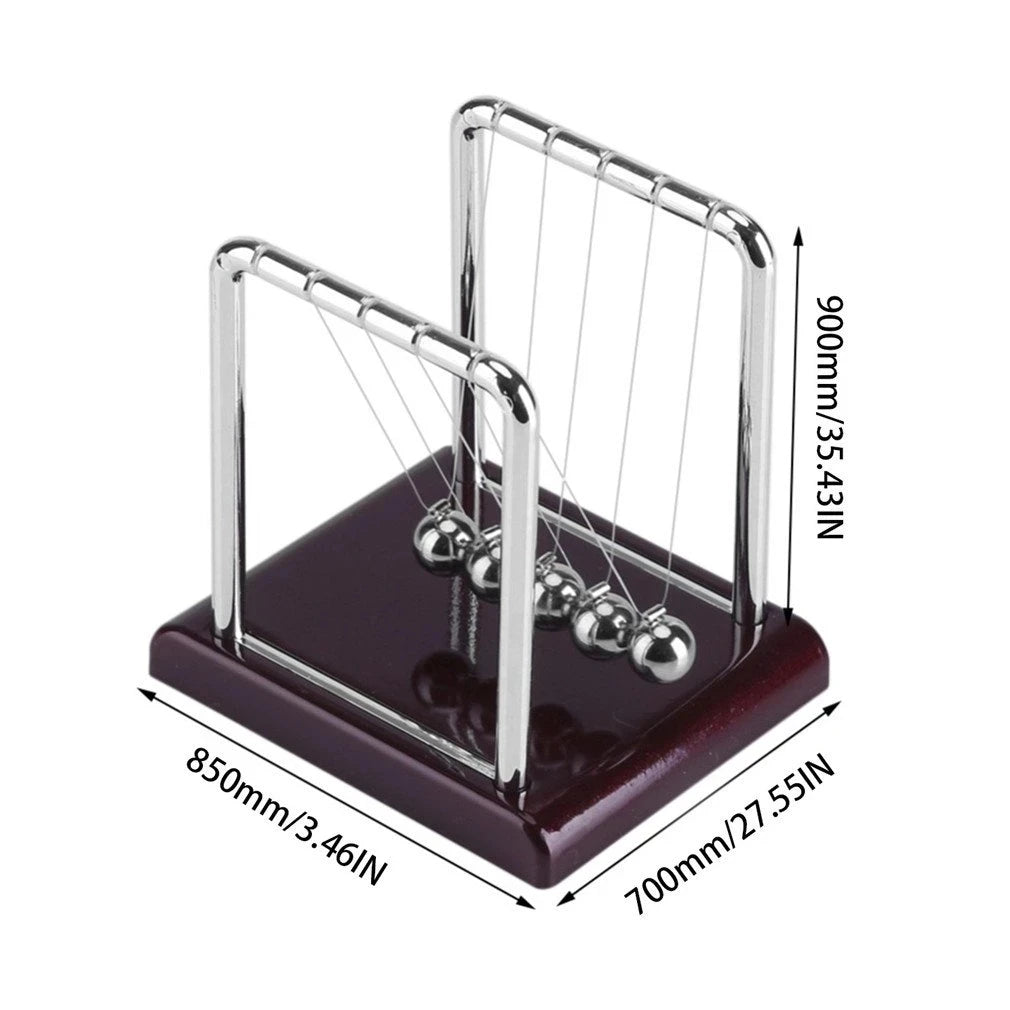 Newton's Pendulum Cradle Balance Balls Science Physics Gadget Desktop Decoration Kinetic Motion Toy For Children's Gifts