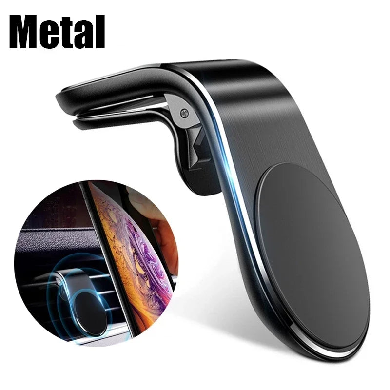 Magnetic Mobile Phone Holder Car Dashboard Bracket Car Air Vent Mount Universal Mobile Phone Stand Magnet Support for Iphone 13