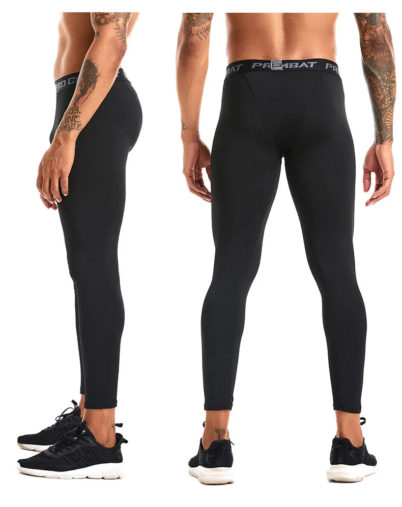 High-Performance Compression Leggings for Men Fitness Workouts Tights for Enhanced Fitness Performance and Running Comfort