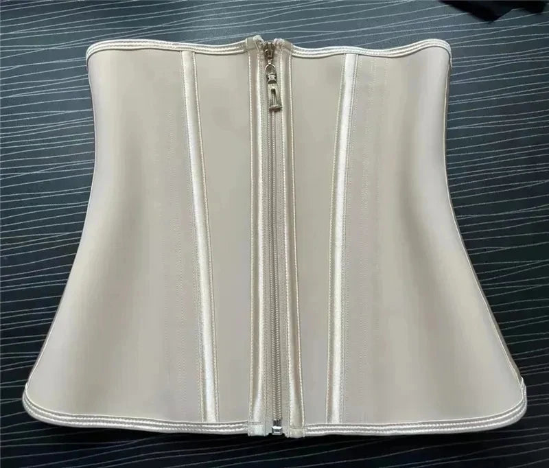 Latex Waist Trainer Women Binders And Sexy Corset Modeling Strap Body Shaper Colombian Girdles Steel Bone Slimming Belt