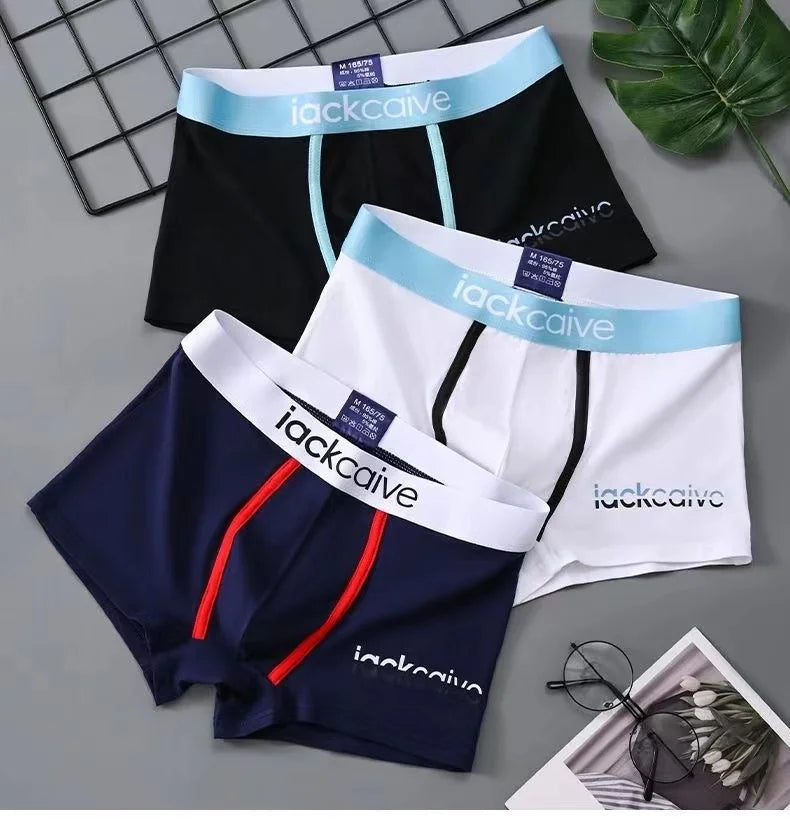 1Pcs Underwear Men's Boxer Shorts Sexy Panties Cotton Boxers Man Underpants Male Shorts Homme U Convex Lingerie Wholesale Lots