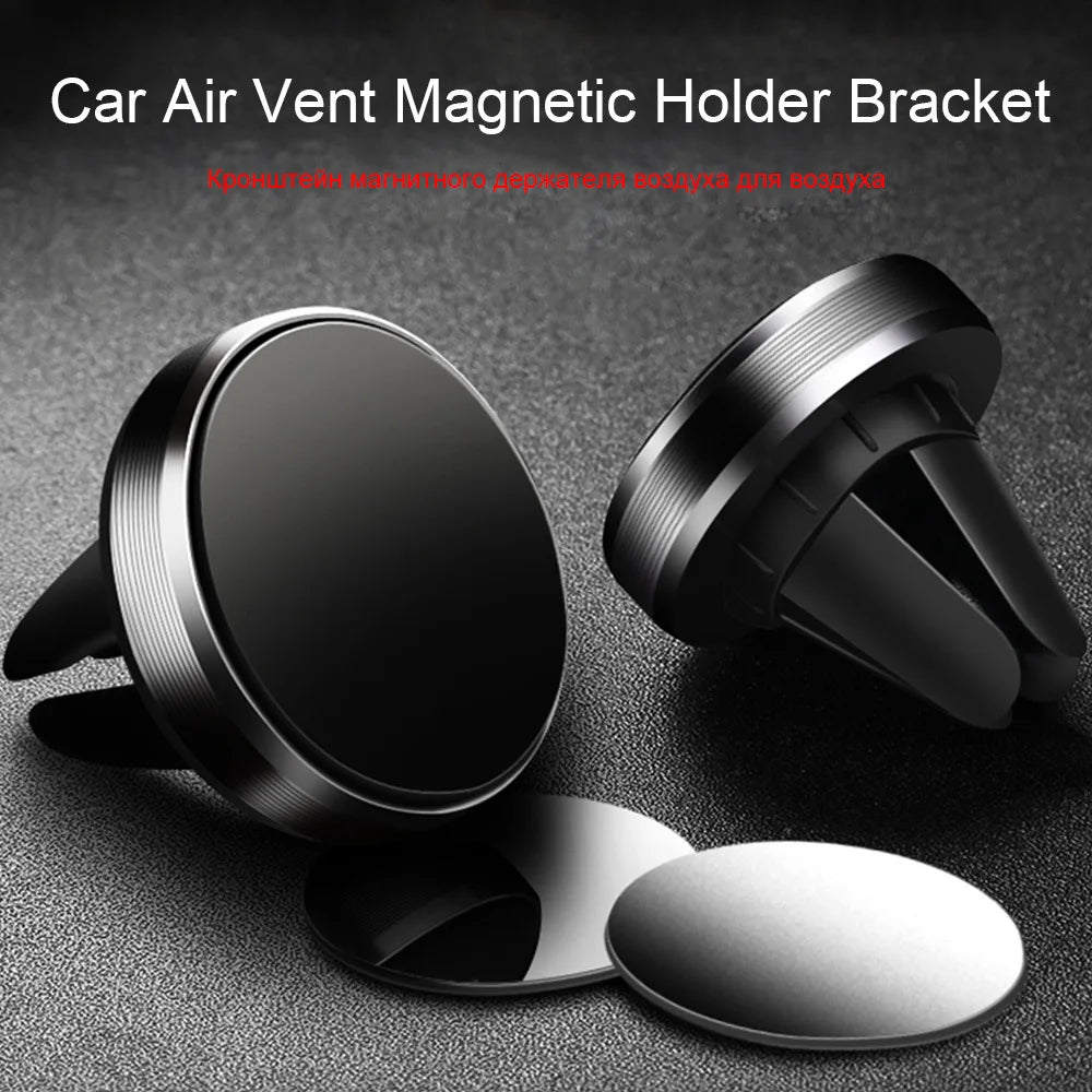 Magnetic Mobile Phone Holder Car Dashboard Bracket Car Air Vent Mount Universal Mobile Phone Stand Magnet Support for Iphone 13