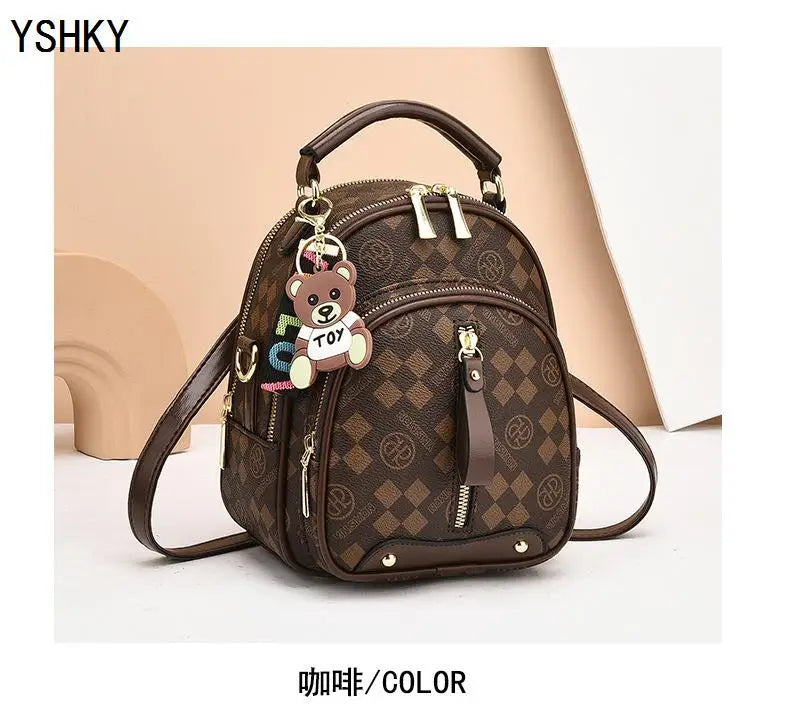 New Woman shoulder bag Large capacity Handbag for Women Crossbody bag Lychee pattern PU Portable bucket ladies messenger bags