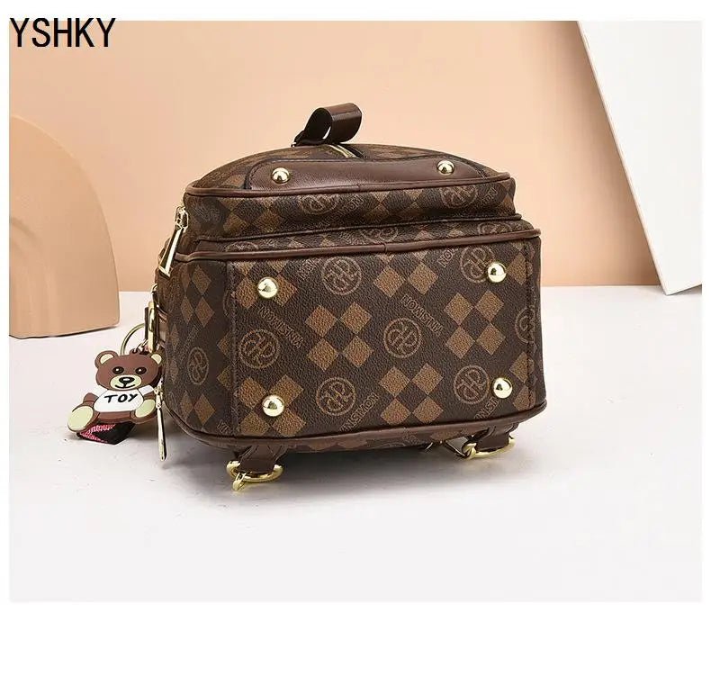 New Woman shoulder bag Large capacity Handbag for Women Crossbody bag Lychee pattern PU Portable bucket ladies messenger bags