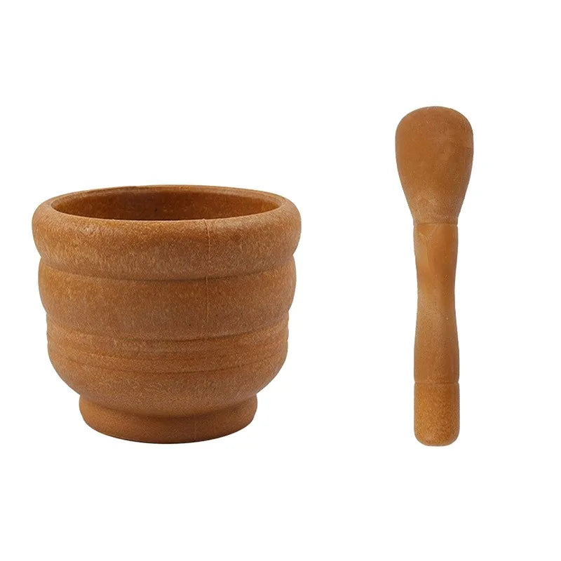 Pestle And Mortar Kit Manual Garlic Spice Press Pounder Salt Grinder Mill Squeezer Pepper Herbs Crusher Kitchen