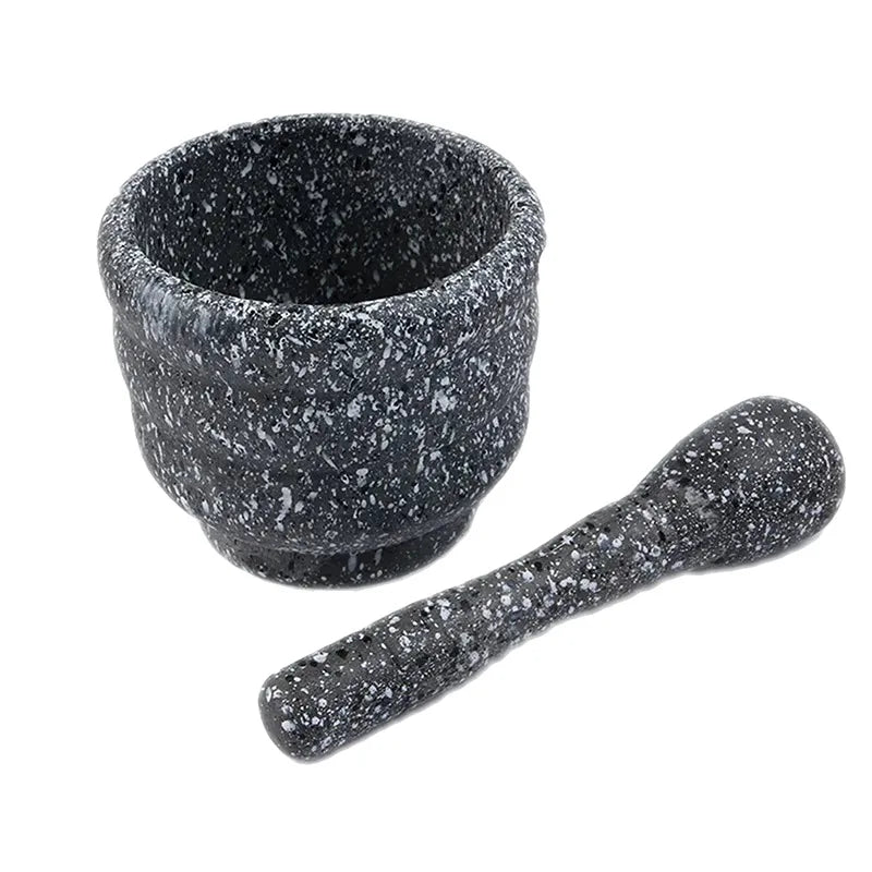 Pestle And Mortar Kit Manual Garlic Spice Press Pounder Salt Grinder Mill Squeezer Pepper Herbs Crusher Kitchen